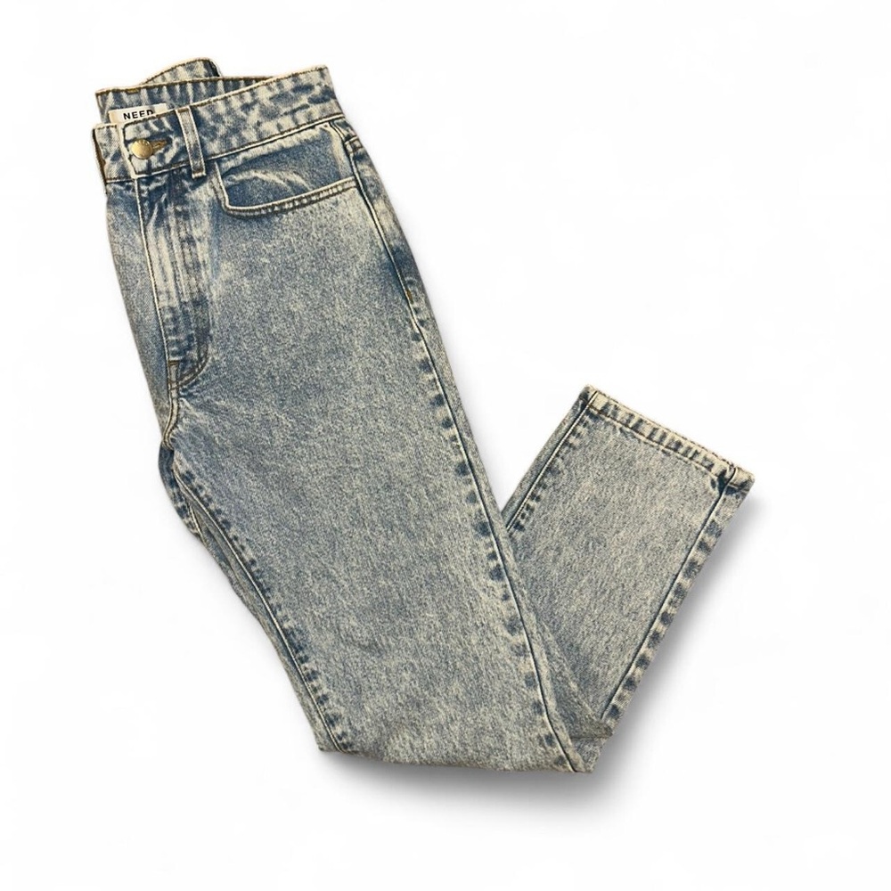 Need Supply Co. blue denim straight leg jeans - Picture 5 of 6
